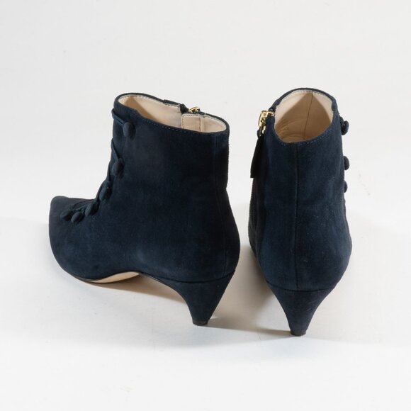 Nine West Women's Navy Blue Zadan Suede Ankle Boot, Size 8M - Picture 3 of 5
